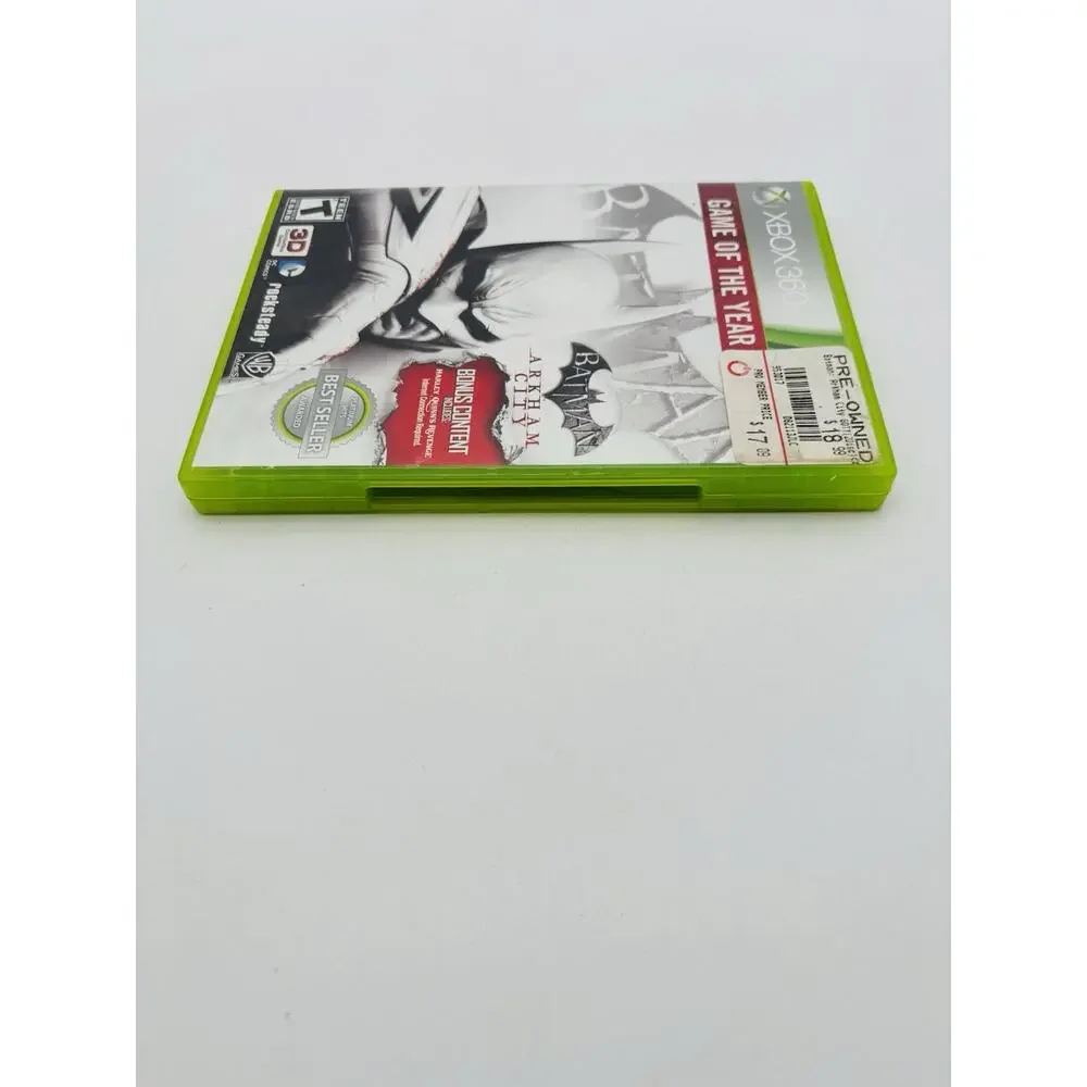 Batman: Arkham City Game of the Year Edition ( Xbox 360, 2012) No Manual Works